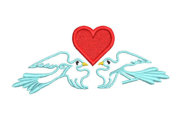 A Professional's Review of the Doves with a Heart Embroidery Design