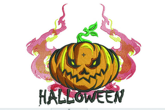 A Pumpkin Embroidery Design for Halloween Craft Fair Success