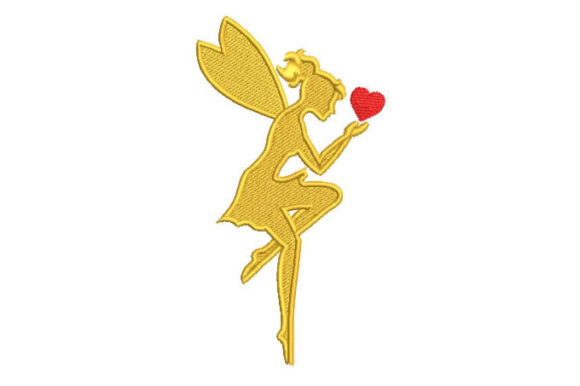 A Sweet Fairy Embroidery for Handmade Gift Magic