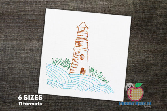 Cape Hatteras Lighthouse: An Embroidery Gem for Gifts