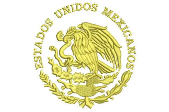 Craft Fair Review: Mexico Eagle Shield Embroidery Design
