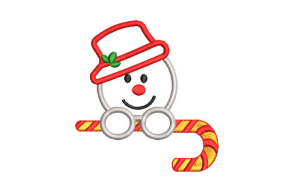 Evaluating Creative Fabrica’s Snowman with Candy Embroidery Design