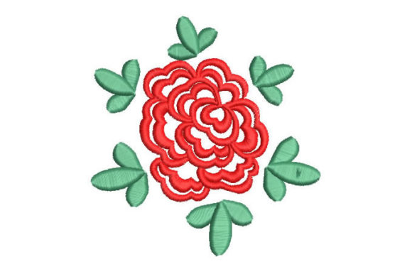 Evaluating the Rose Design with Leaves for Business Merchandise