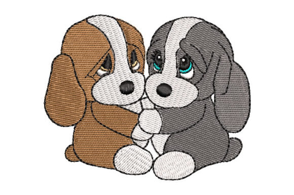 Puppies in Love: A Heartfelt Design for Real Projects