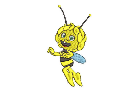 The Yellow Bee Embroidery Design: A Seasonal Cheer Creator